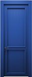 Дверь межкомнатная Forest из Массив сосны Лофт 2.0 Эмаль синяя глухая